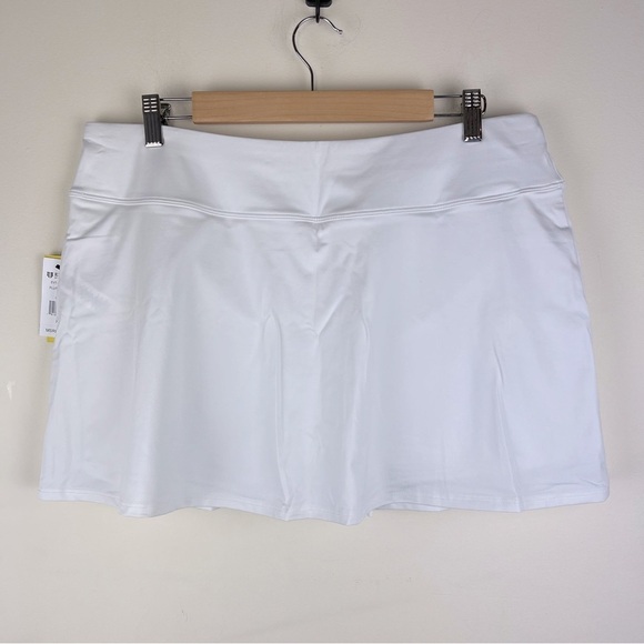 EleVen By Venus Williams | Pleated Preppy Tennis Flutter Skirt Skort White | XXL - Picture 11 of 14